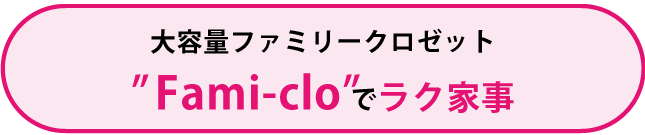 洗って干して片づけるまで、ワンステップでのクロゼット「ファミクロ」